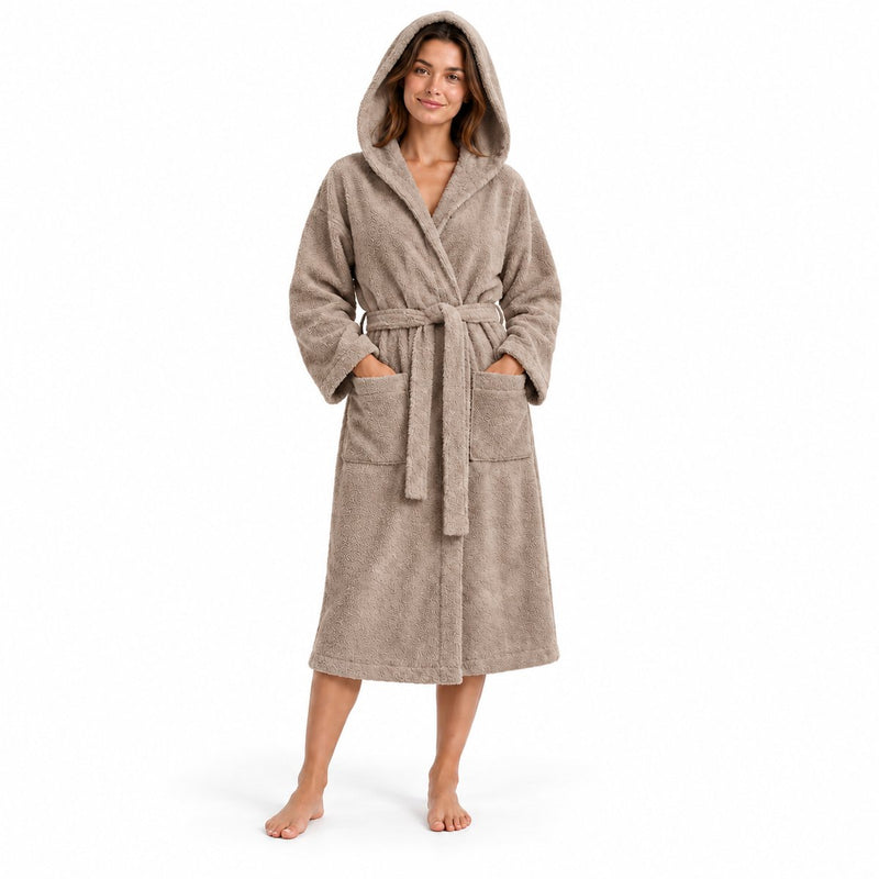 Egyptisch Katoenen Badjas – XXL – Taupe