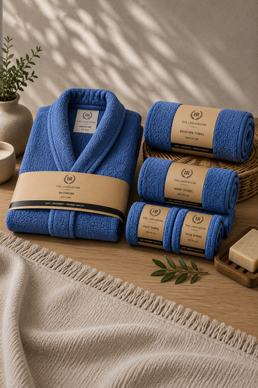 The Linen Room Spa Retreat Set – 100% Premium Cotton| Luxury Hotel & Spa Quality | Soft, Plush & Highly Absorbent Towels
