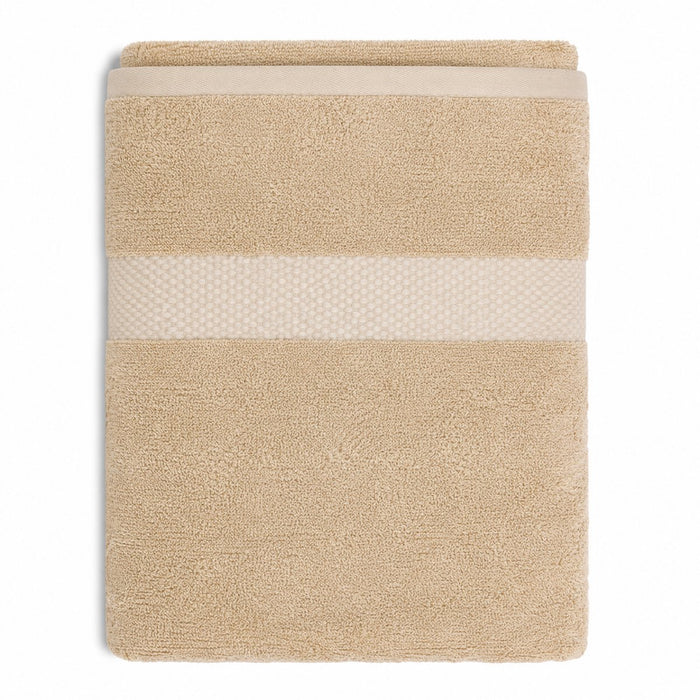Katoenen Badhanddoek 650 GSM – Set van 6 – Licht beige