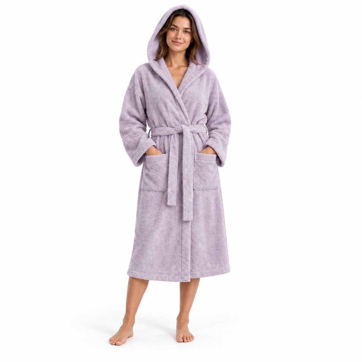 Egyptisch Katoenen Badjas – XXL – Lila