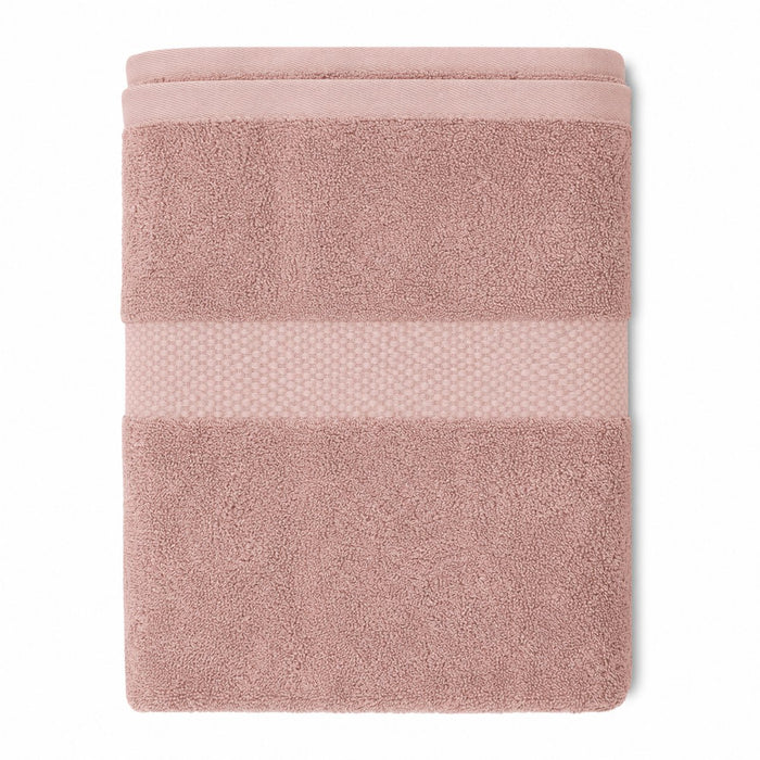 Katoenen Handdoek 650 GSM – Set van 6 – Oudroze