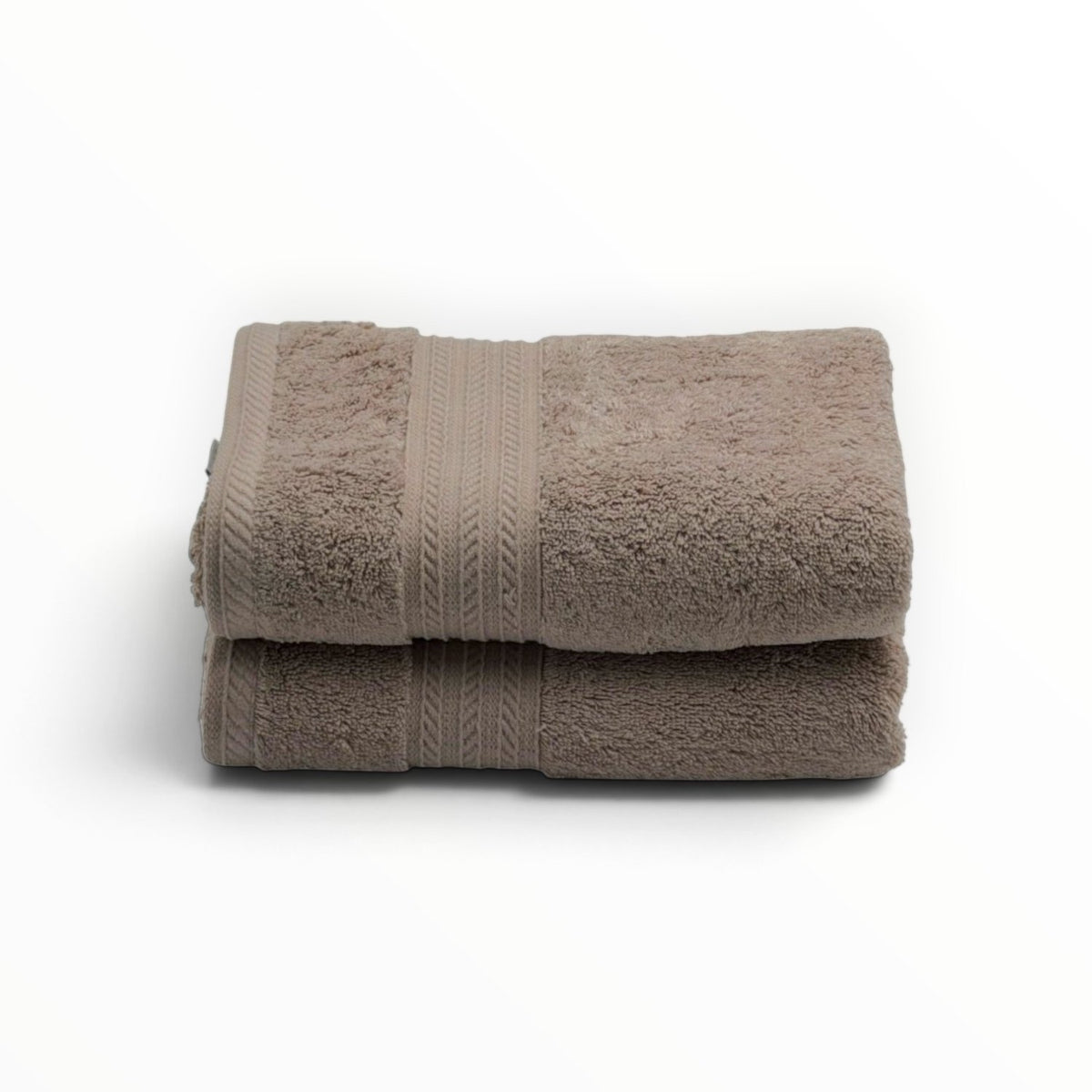 Egyptisch Katoenen Handdoek – Set van 2 – Taupe