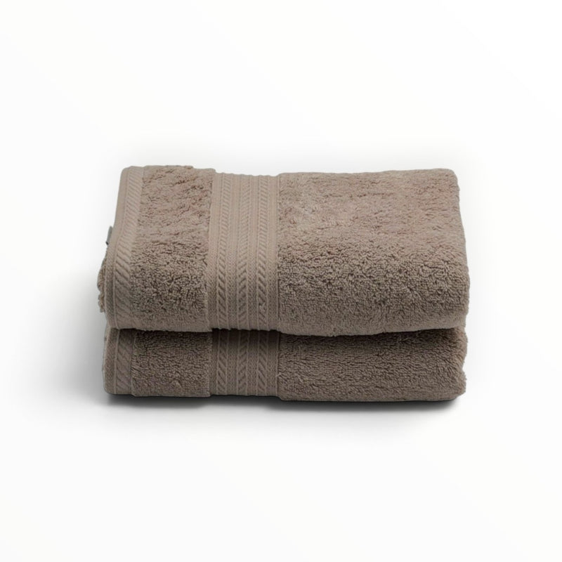 Egyptisch Katoenen Handdoek – Set van 2 – Taupe