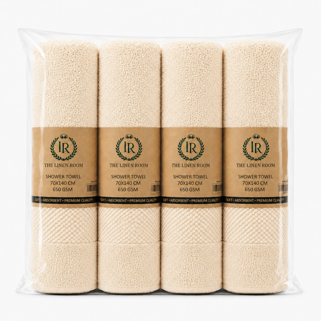 The Linen Room Luxury Bath Towel – 70 × 140 cm – 100% Premium Cotton – 650 GSM  20/2 Double Yarn – Soft & Highly Absorbent