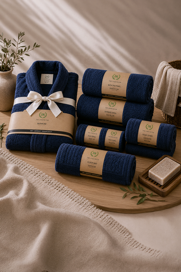 The Linen Room Bathroom Complete Set – 100% Premium Cotton | Luxury Hotel & Spa Quality | Soft, Plush & Highly Absorbent Towels