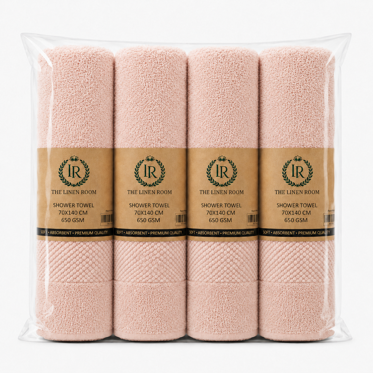 The Linen Room Luxury Bath Towel – 70 × 140 cm – 100% Premium Cotton – 650 GSM  20/2 Double Yarn – Soft & Highly Absorbent