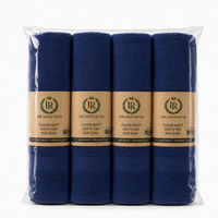 The Linen Room Luxury Bath Mat – 100% Premium Cotton – 50 × 70 cm – 850 GSM 20/2 Double Yarn– Extra Soft & Highly Absorbent