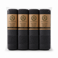 The Linen Room Guest Towels – 30 × 30 cm – 100% Premium Cotton – 600 GSM 20/2 Double Yarn – Hotel Quality – Soft & Highly Absorbent – Set of 2